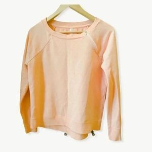 Gap Fit Womens Long Sleeves Loungewear Casual Peach Bohemian Sweatshirt SX XS